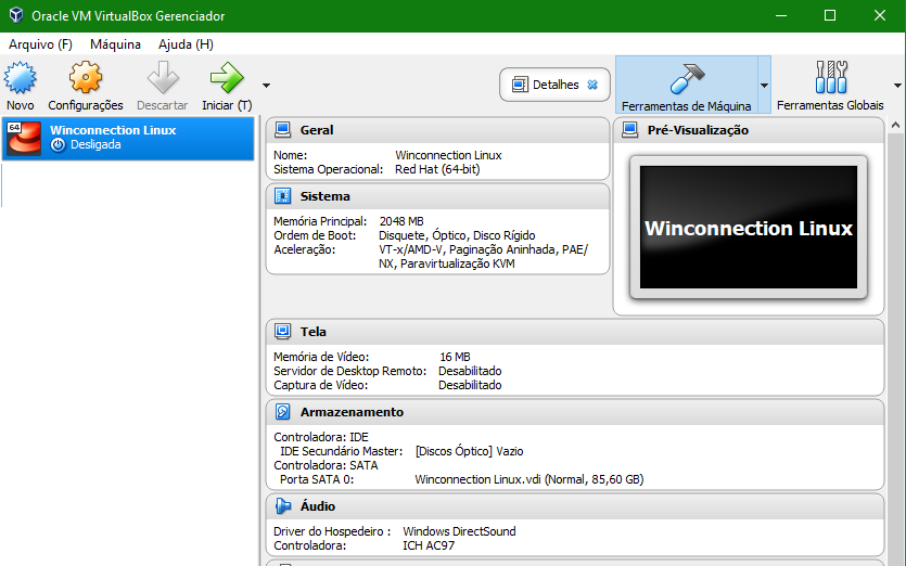 criando vm 2
