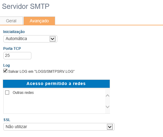 Servidor SMTP